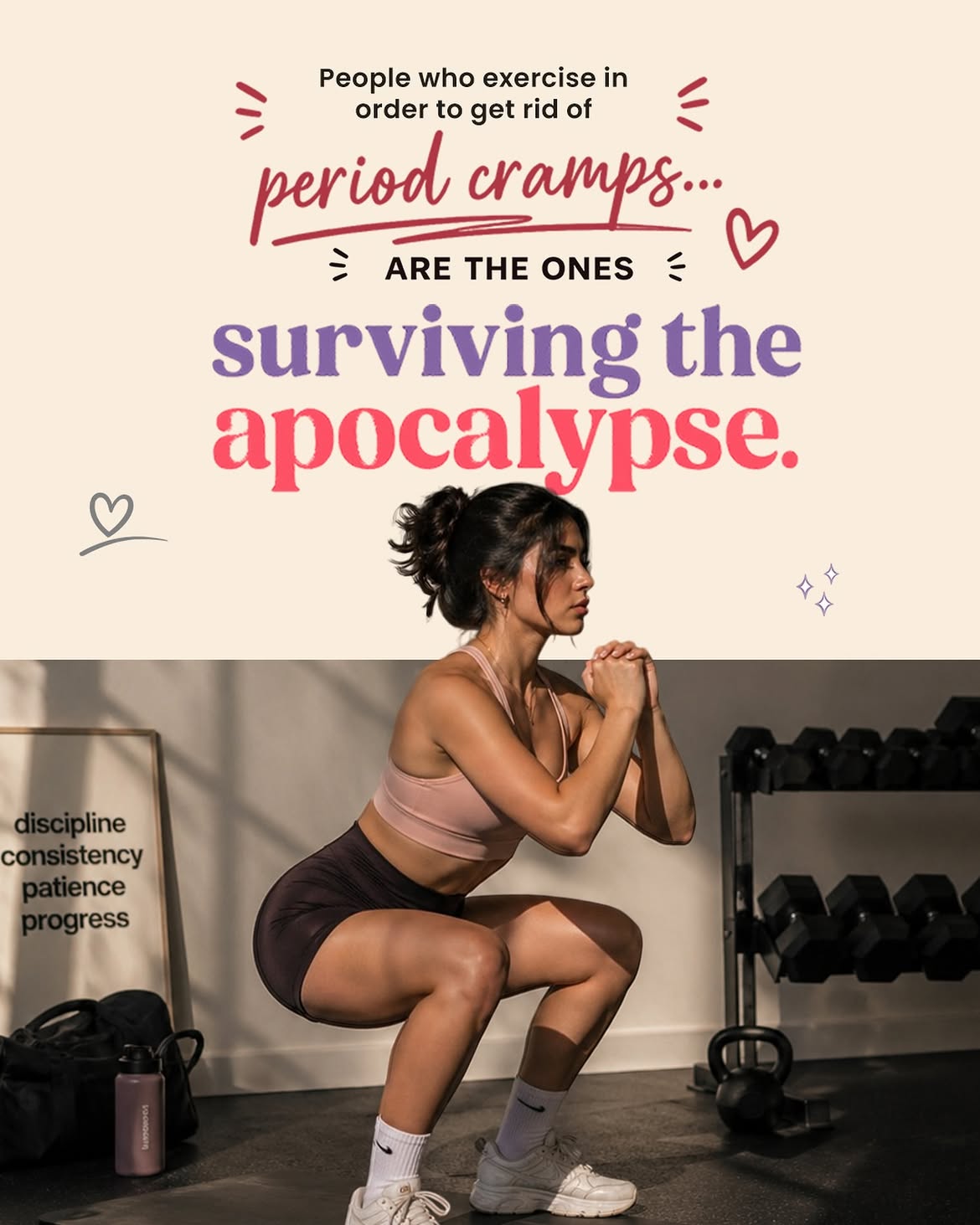Period cramps surviving the apocalypse